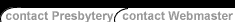 contact Presbytery and Webmaster